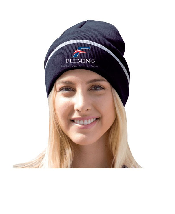 Stripe Knit Beanie