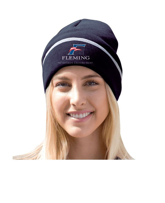 Stripe Knit Beanie